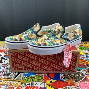Vans Slip On Aloha Palm Print Womens Various Sizes